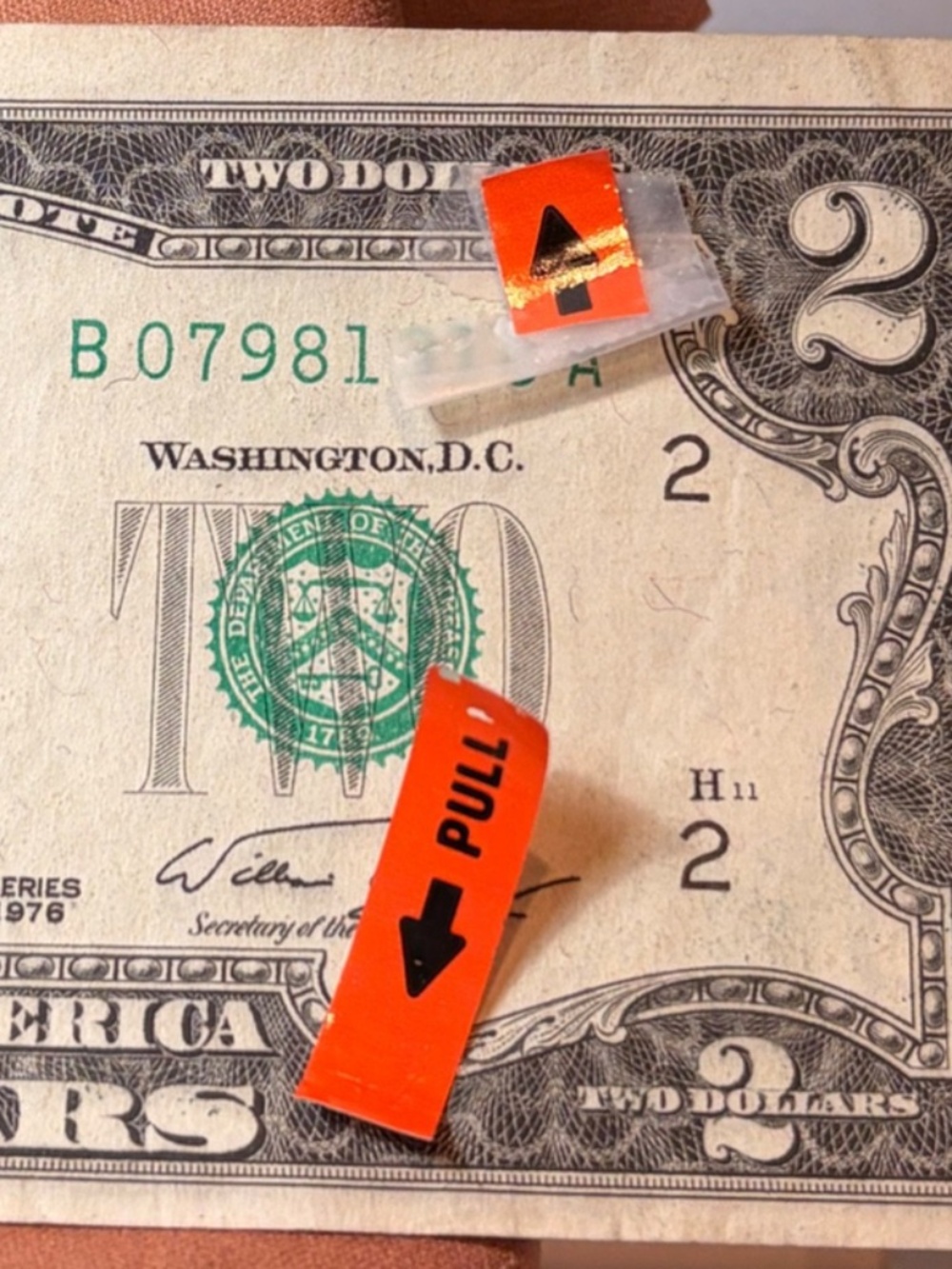 206478370539 $2 Misaligned Low # B07981318A ERROR Very Nice #206478370539